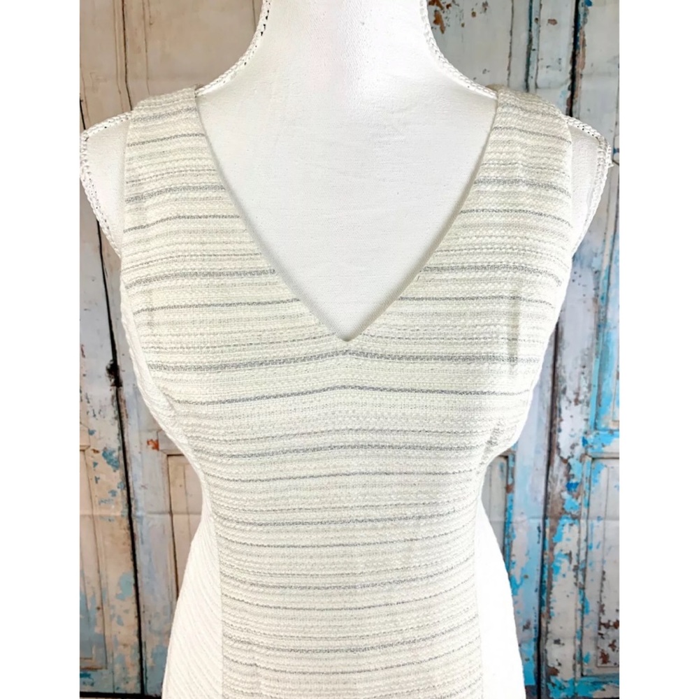 NWT BANANA REPUBLIC Petite Metallic Dress - Picture 2 of 5